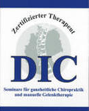 DIC zertifizierter Therapeut, Chiropraktik Diplom, Auszeichnung